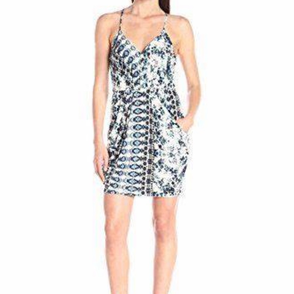 BCBGeneration Drapey Pocket Mini Dress